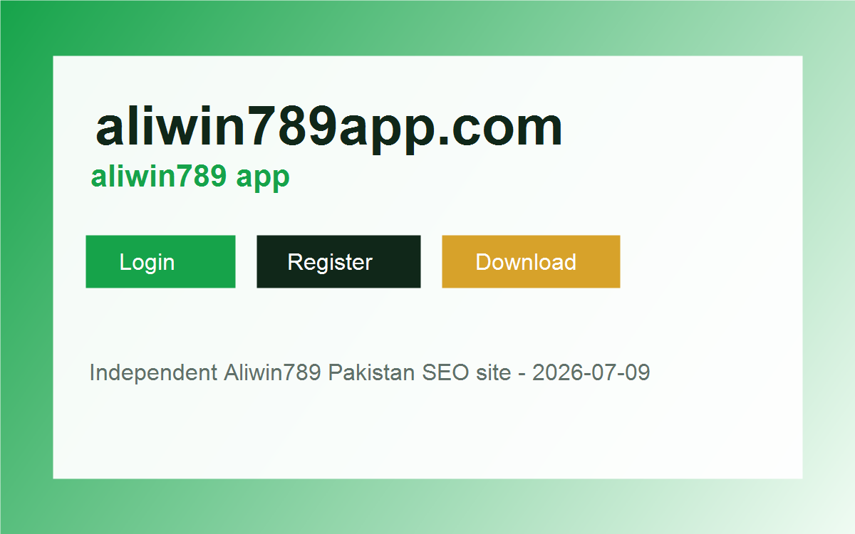 aliwin789app.com aliwin789 app visual